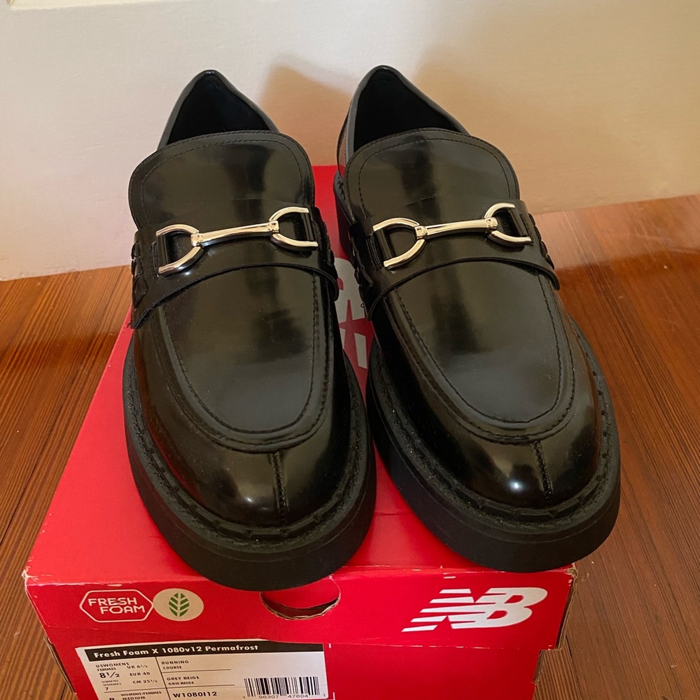 NWOT Zara Platform Loafers